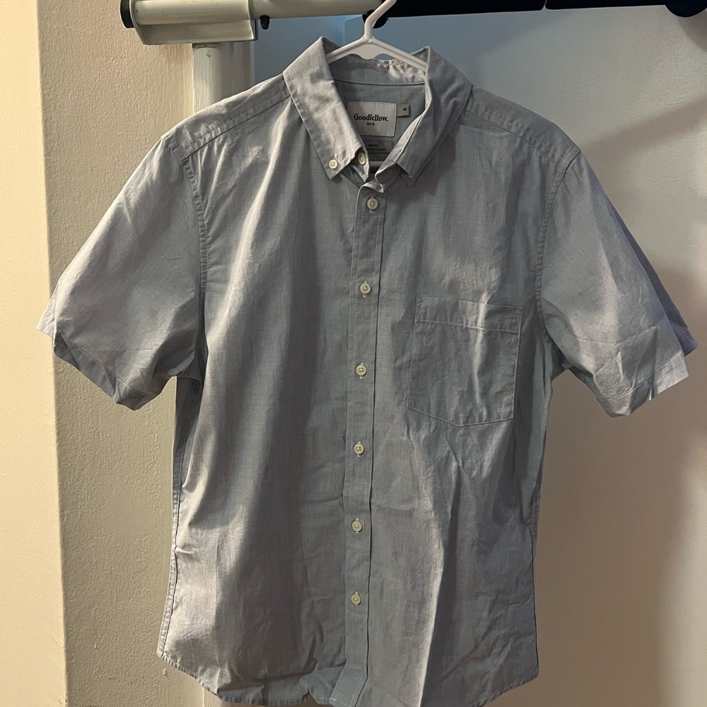 Men’s Goodfellow Short Sleeve Button Down